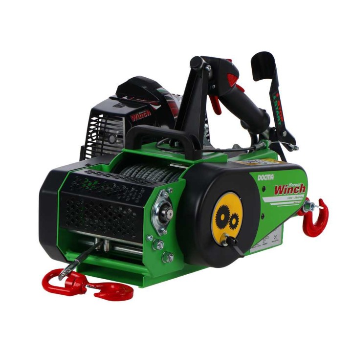 Docma VF150 Automatic metsävinssi, Solo HP50E-A, 2,58 HP, 80 m vaijeri