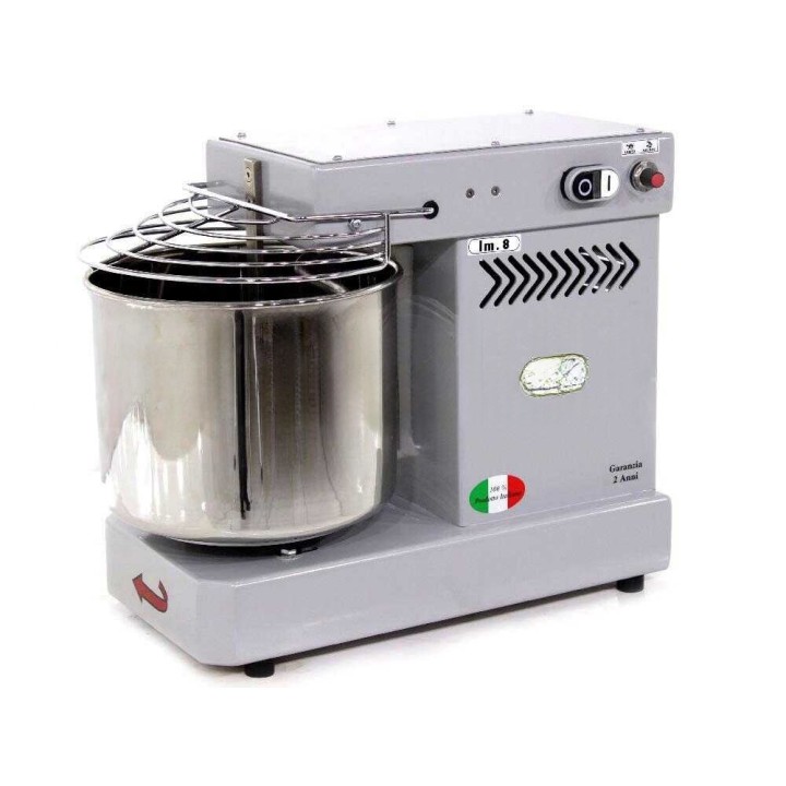 Famag IM 8/230 10 Velocità Silver -spiraalitaikinakone, 8 kg, 230 V