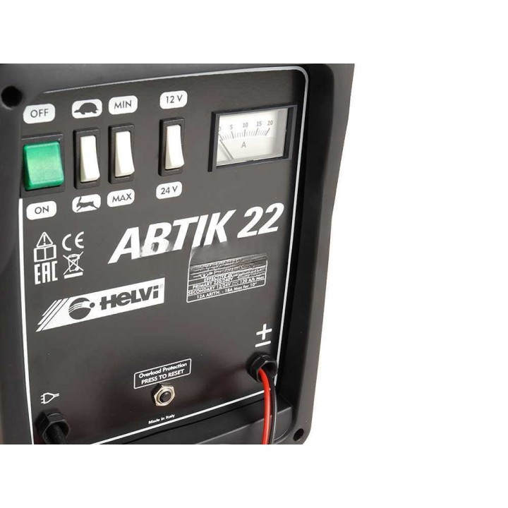 Helvi Artik 22 akkulaturi lyijyakuille, 12/24 V, 430 W, 18 A