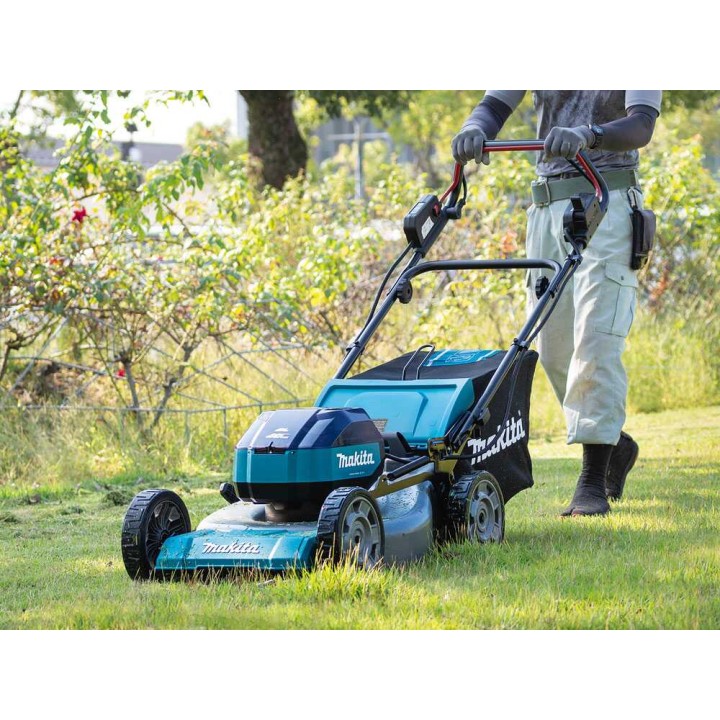 Makita LM003JB101 akkuruohonleikkuri, 64 V, 10 Ah, 48 cm, itsevetävä