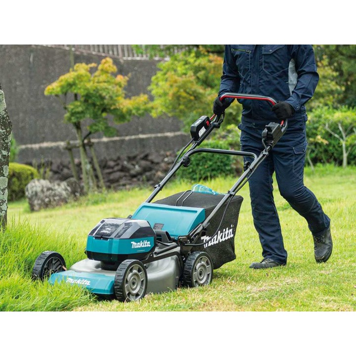Makita LM003JB101 akkuruohonleikkuri, 64 V, 10 Ah, 48 cm, itsevetävä
