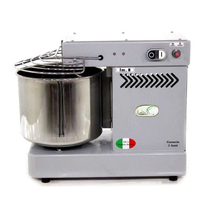 Famag IM 8/230 10 Velocità Silver -spiraalitaikinakone, 8 kg, 230 V