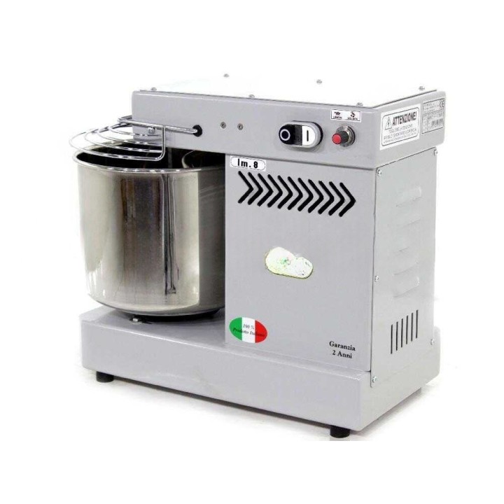 Famag IM 8/230 10 Velocità Silver -spiraalitaikinakone, 8 kg, 230 V