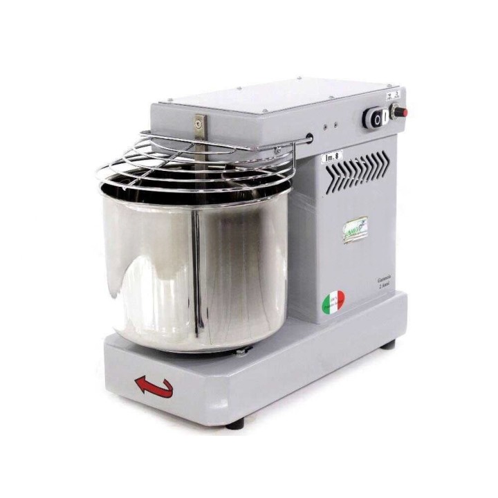 Famag IM 8/230 10 Velocità Silver -spiraalitaikinakone, 8 kg, 230 V