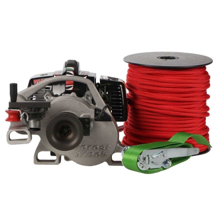 Docma VF80 BOLT -metsävinssi Solo HP50E-A -moottorilla, 100 m köysi