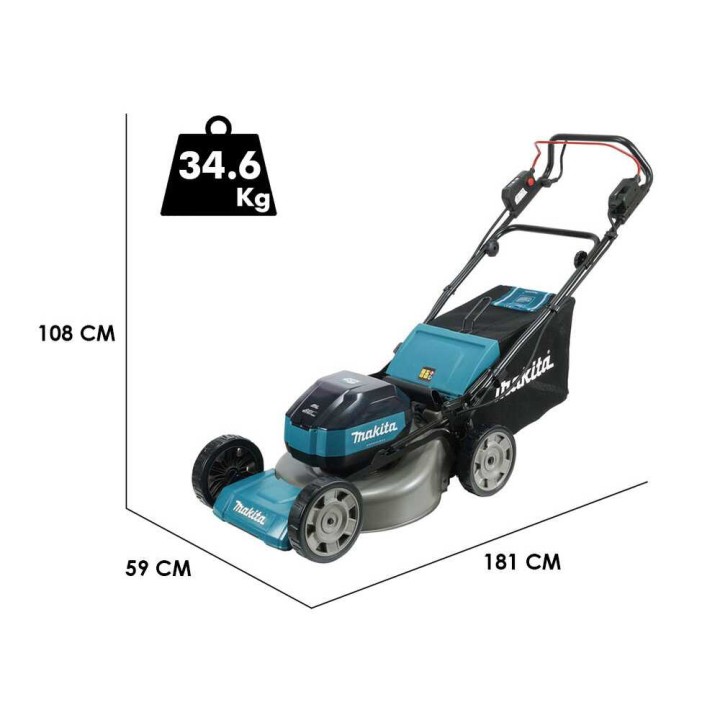Makita LM004JB101 akkuruohonleikkuri, 64 V, 10 Ah, 53 cm