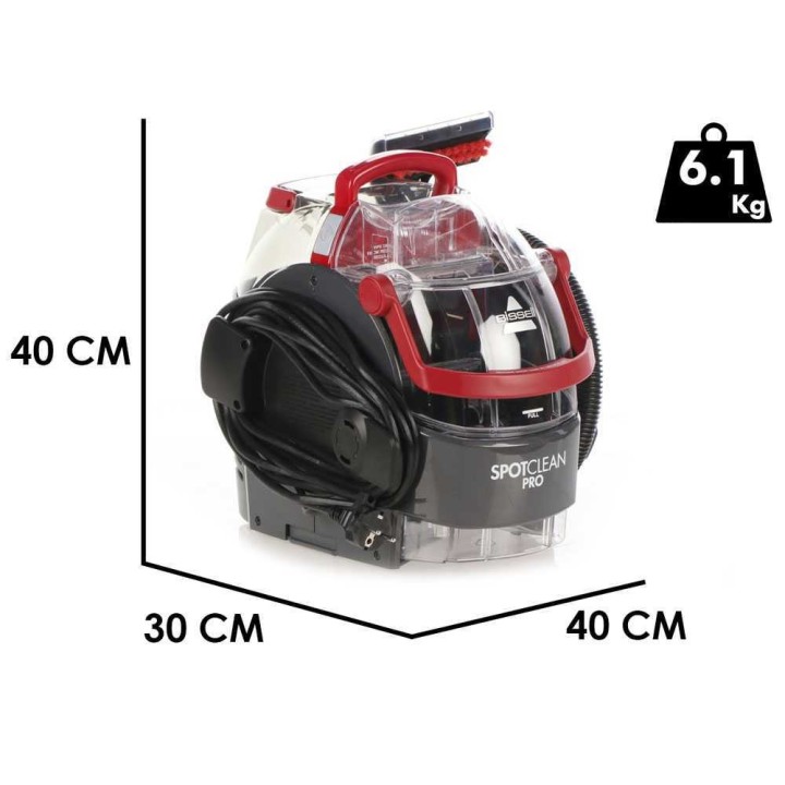 Bissell SpotClean Pro mattopesuri, 750 W, 2,9 l + 3,5 l säiliöt