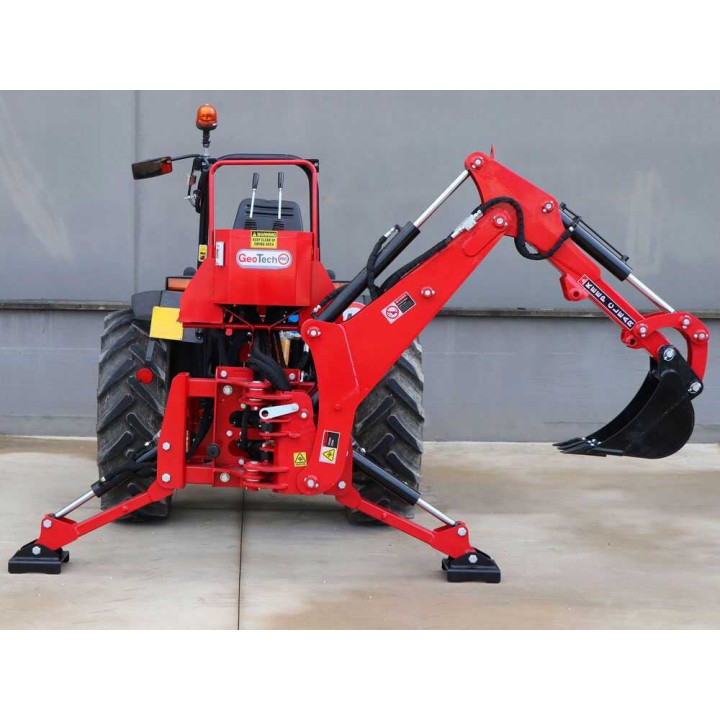 GeoTech Pro BHF 225 -kaivurilaite traktoriin, 225 cm, 40 cm kauha