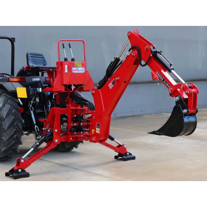 GeoTech Pro BHF 225 -kaivurilaite traktoriin, 225 cm, 40 cm kauha