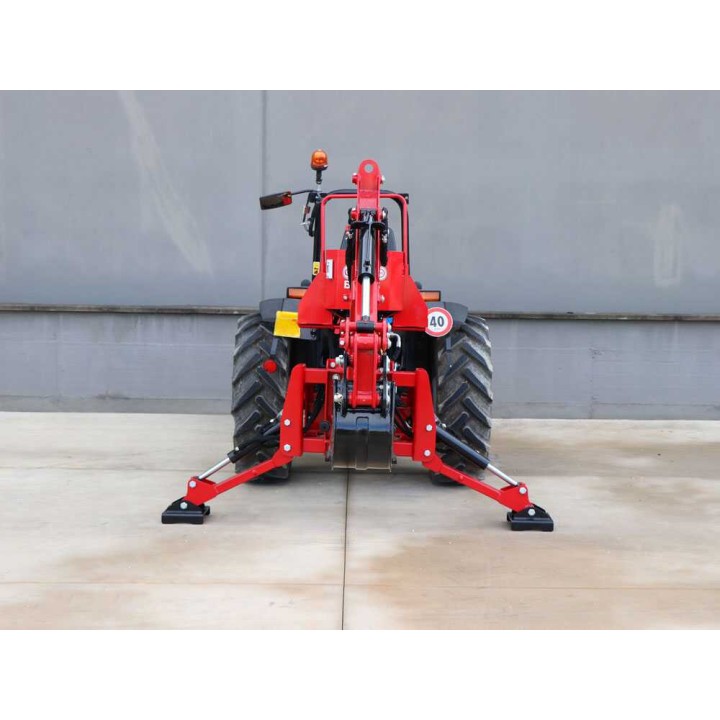 GeoTech Pro BHF 225 -kaivurilaite traktoriin, 225 cm, 40 cm kauha