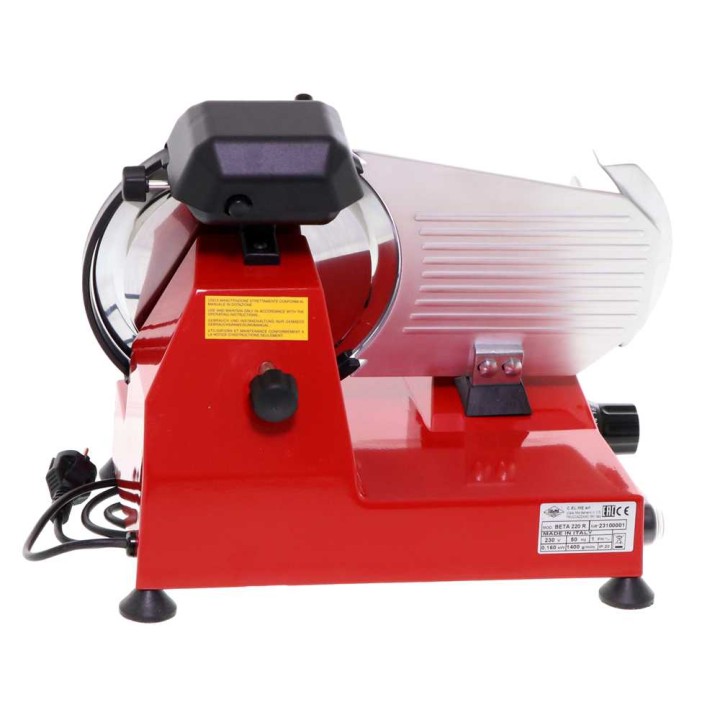 Celme BETA 220 punainen viipalekone, 220 mm terä, 160 W, 230 V