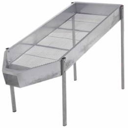 Manuaalinen lehtien erotin oliiveille sinkitty teräs 143 54 cm