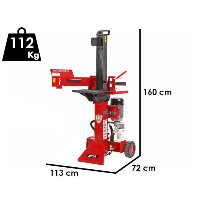 Ceccato Olindo BULL SPLE6LT pystymallinen klapikone, 400 V, 6 t, 3 HP