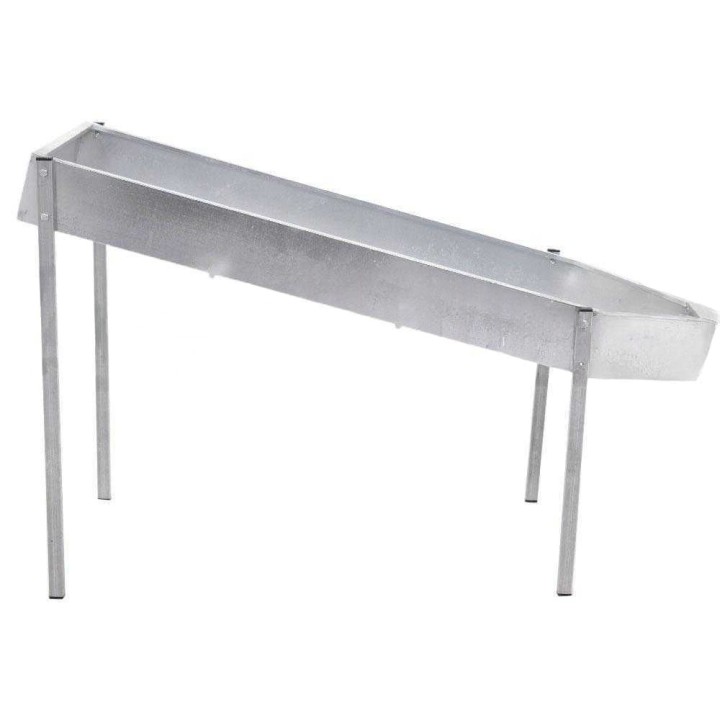 Manuaalinen lehtien erotin oliiveille, sinkitty teräs, 143 × 54 cm