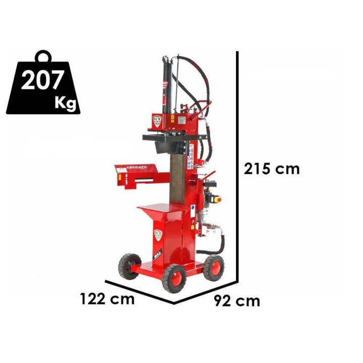 Ceccato Olindo BULL SPLE13R4T sähköhalkaisukone, 13 t, 4 HP, 400 V