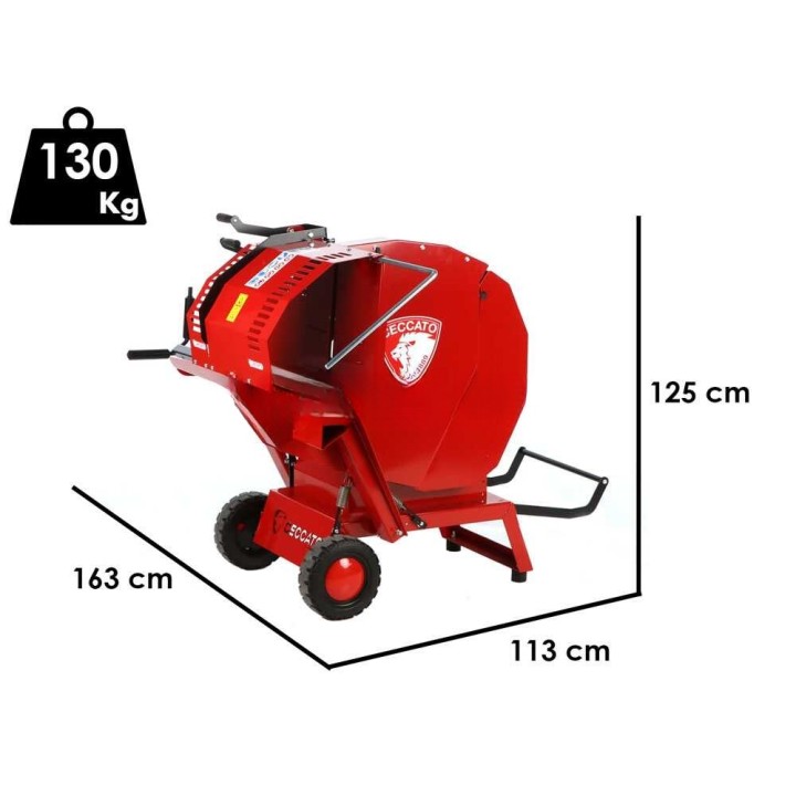 Ceccato Olindo SGT Honda GP160 -pyörösahapukki, bensiinimoottori, 600 mm