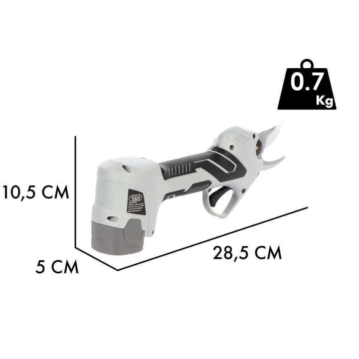 Volpi KV310 sähköoksasakset, 150 W, 28 mm, ilman akkua ja laturia