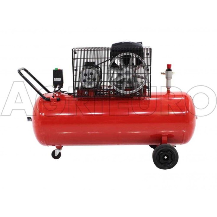 Fini Advanced MK 113-200-4 hihnakäyttöinen kompressori, 4 HP, 200 l, 400 V