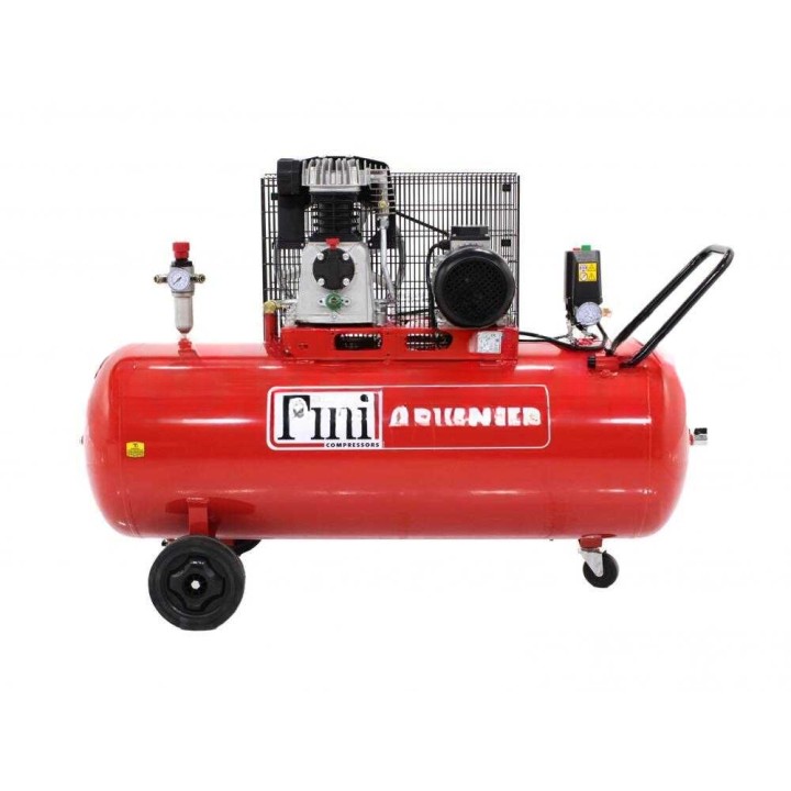 Fini Advanced MK 113-200-4 hihnakäyttöinen kompressori, 4 HP, 200 l, 400 V