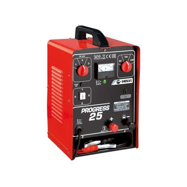 Helvi Progress 25 akkulaturi, 6/12/24 V, 620 W, 25 A