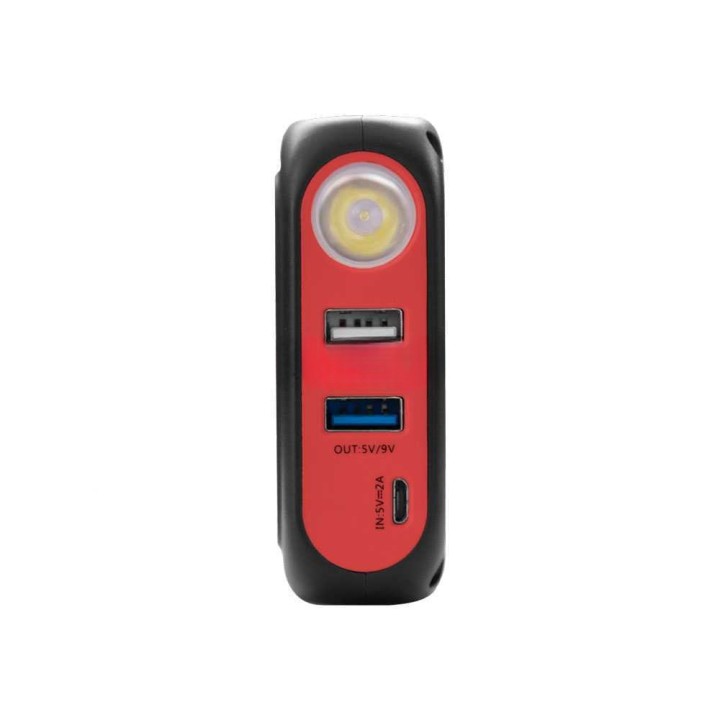 Helvi Power Up 8.0 kannettava 12 V käynnistin ja virtapankki, 8 000 mAh