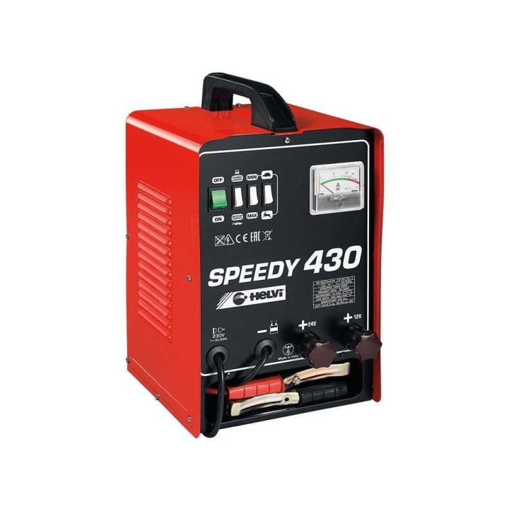 Helvi Speedy 430 akkulaturi ja käynnistin, 12/24 V, 1 000 W
