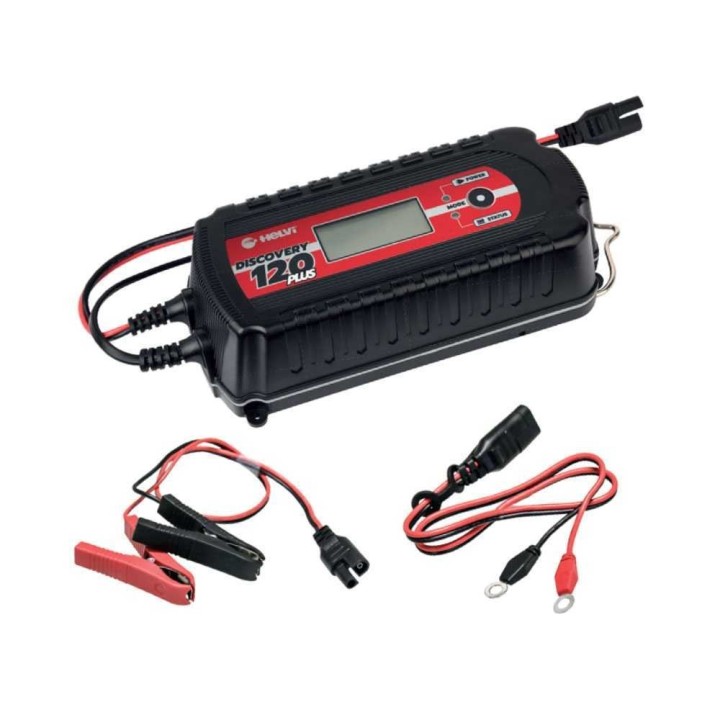Helvi Discovery 120 Plus automaattinen akkulaturi ja ylläpitolaturi, 12/24 V
