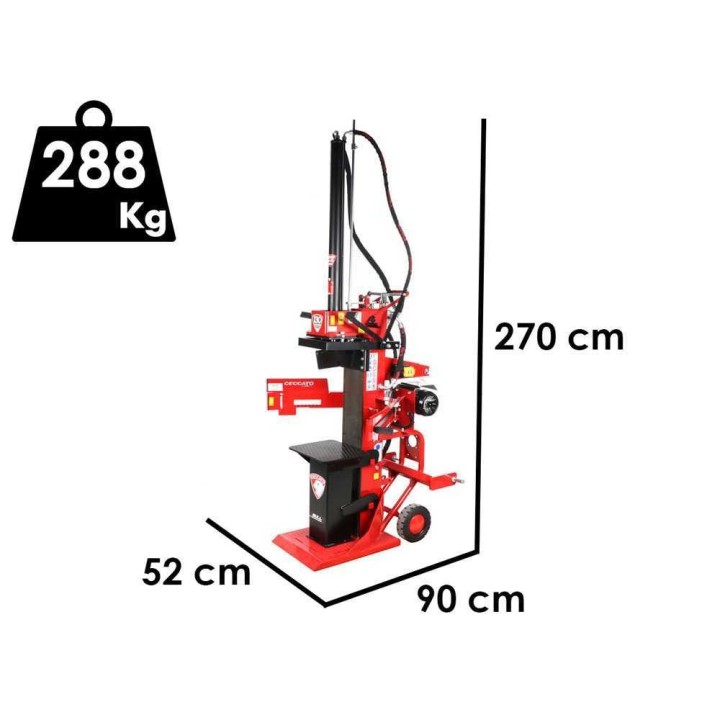 Ceccato Olindo SPLE13TLT pystymallinen halkaisukone, 13 t, 400 V