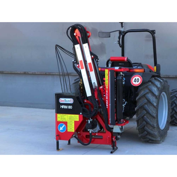 GeoTech Pro HRM 80 varsimurskain traktoriin, 80 cm, 25–60 HP