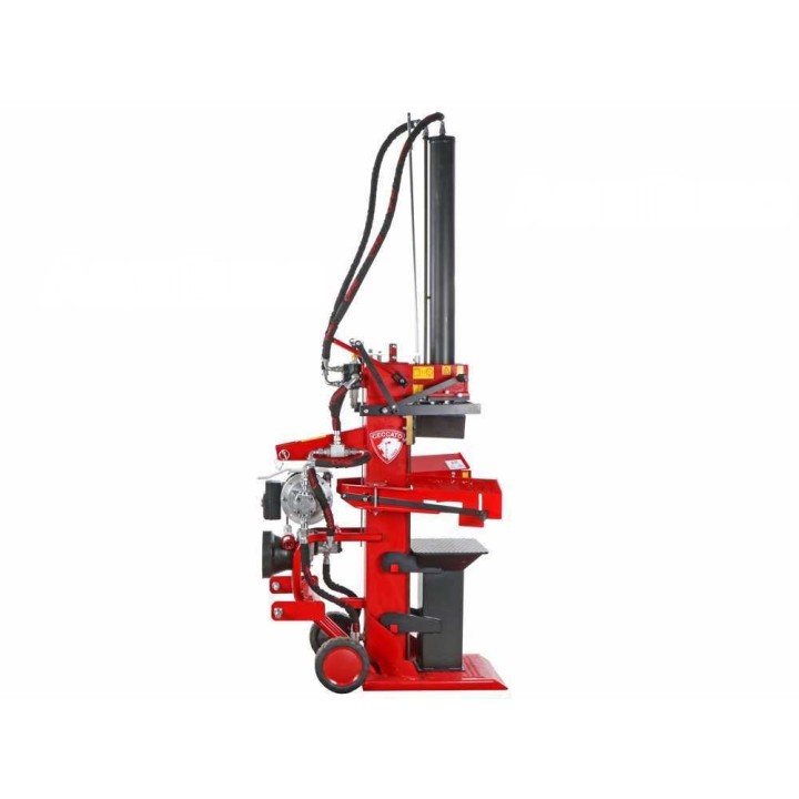 Ceccato Olindo SPLET20 pystymallinen halkomakone, 20 t, 7,5 HP, 400 V ja traktori