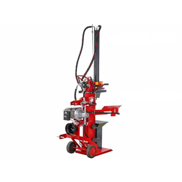 Ceccato Olindo SPLET20 pystymallinen halkomakone, 20 t, 7,5 HP, 400 V ja traktori