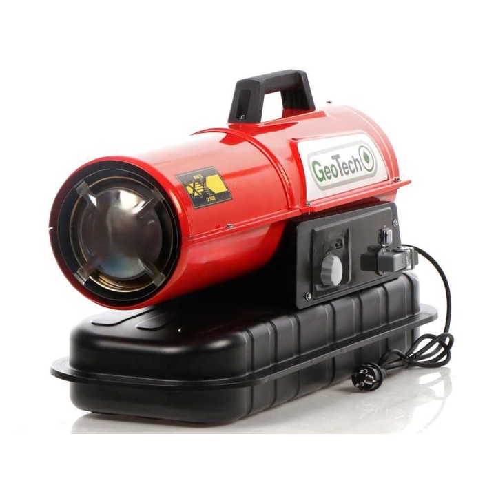 GeoTech DH 2000 dieselkäyttöinen lämminilmageneraattori, 20 kW, 230 V