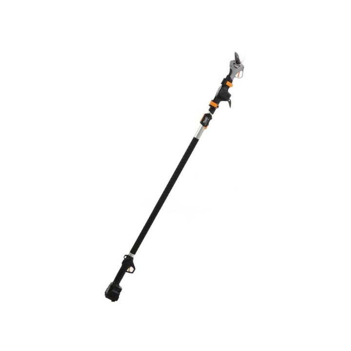 Volpi KV390 sähköoksasakset jatkovarrella, 2 × 21,6 V 2,5 Ah, 40 mm