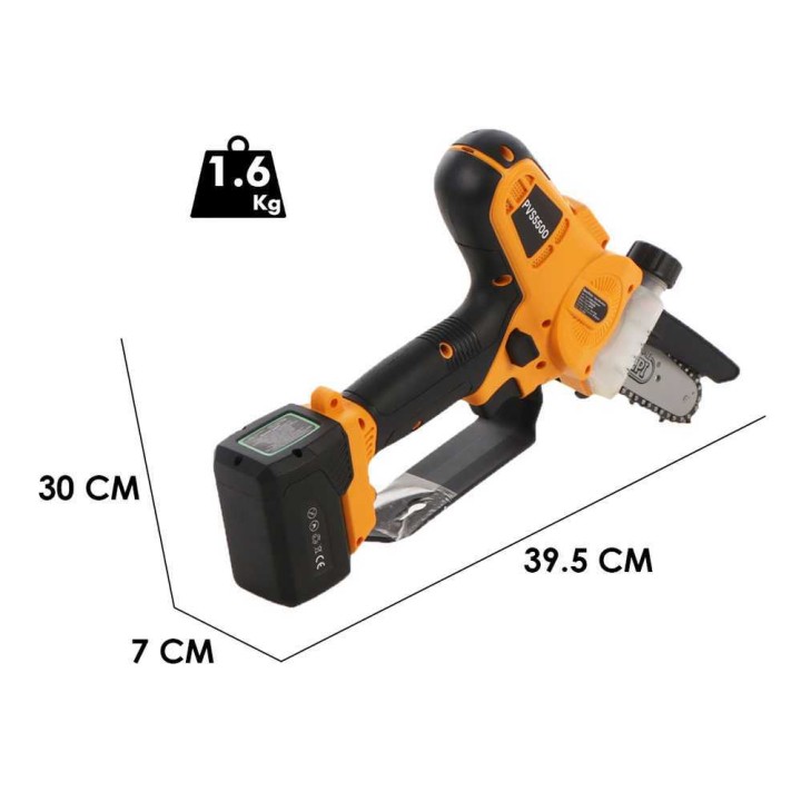 Volpi PVS5500 akkukäyttöinen oksasaha, 650 W, 14,4 V, 9 cm