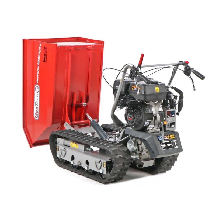 GeoTech Pro GeoPorter 630D Hydro telaketjukuljetin, dumper-lava, 600 kg, 9 HP