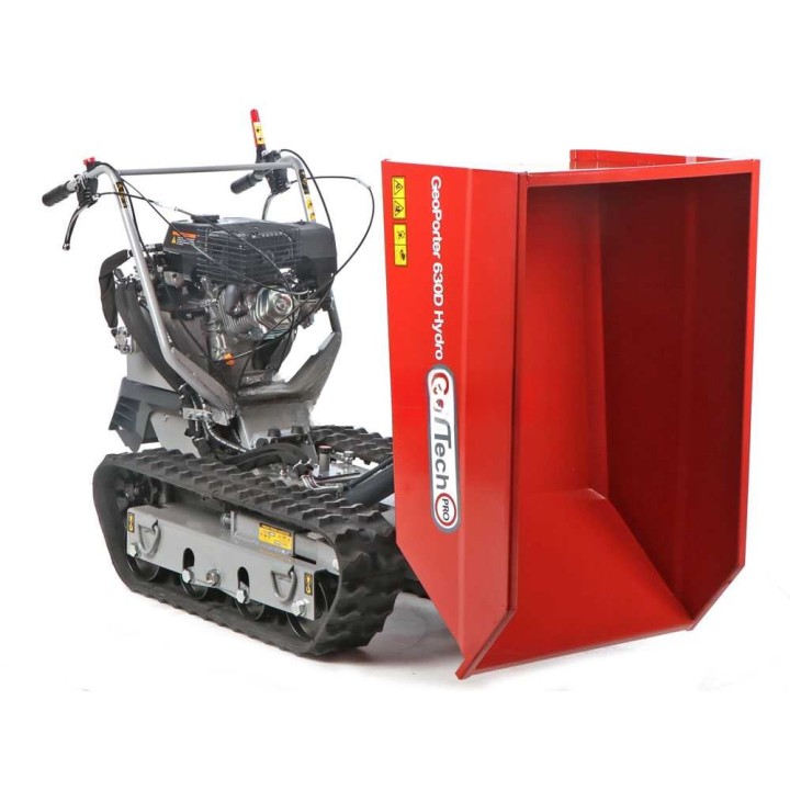 GeoTech Pro GeoPorter 630D Hydro telaketjukuljetin, dumper-lava, 600 kg, 9 HP