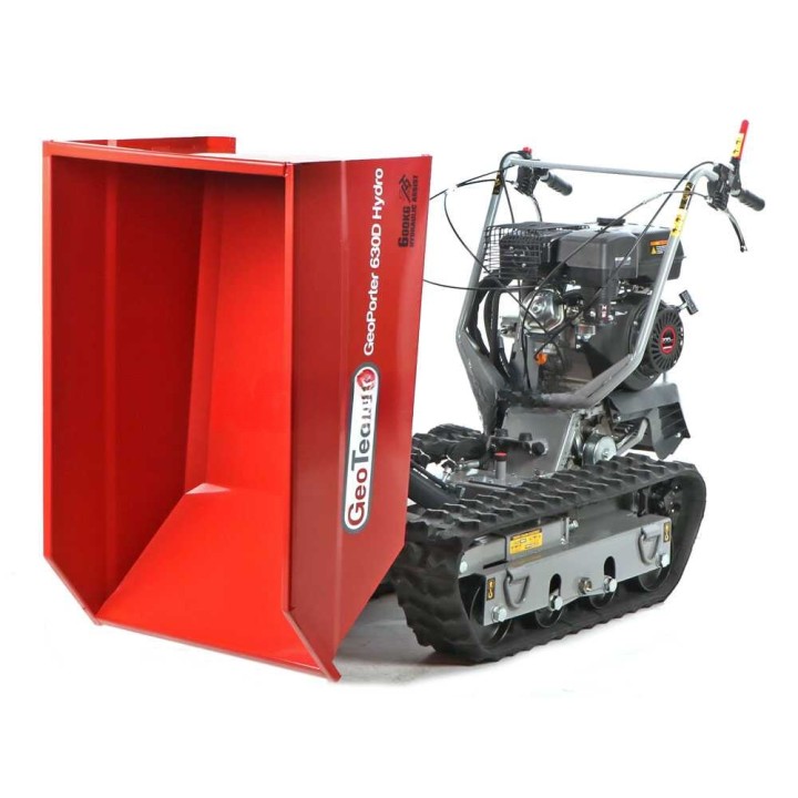 GeoTech Pro GeoPorter 630D Hydro telaketjukuljetin, dumper-lava, 600 kg, 9 HP
