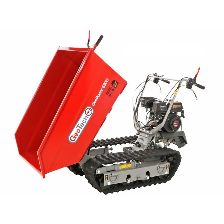 GeoPorter 630D telaketjullinen dumper-moottorikärry, 600 kg, 6,5 HP