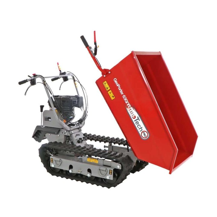 GeoPorter 630D telaketjullinen dumper-moottorikärry, 600 kg, 6,5 HP