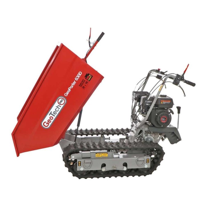 GeoPorter 630D telaketjullinen dumper-moottorikärry, 600 kg, 6,5 HP