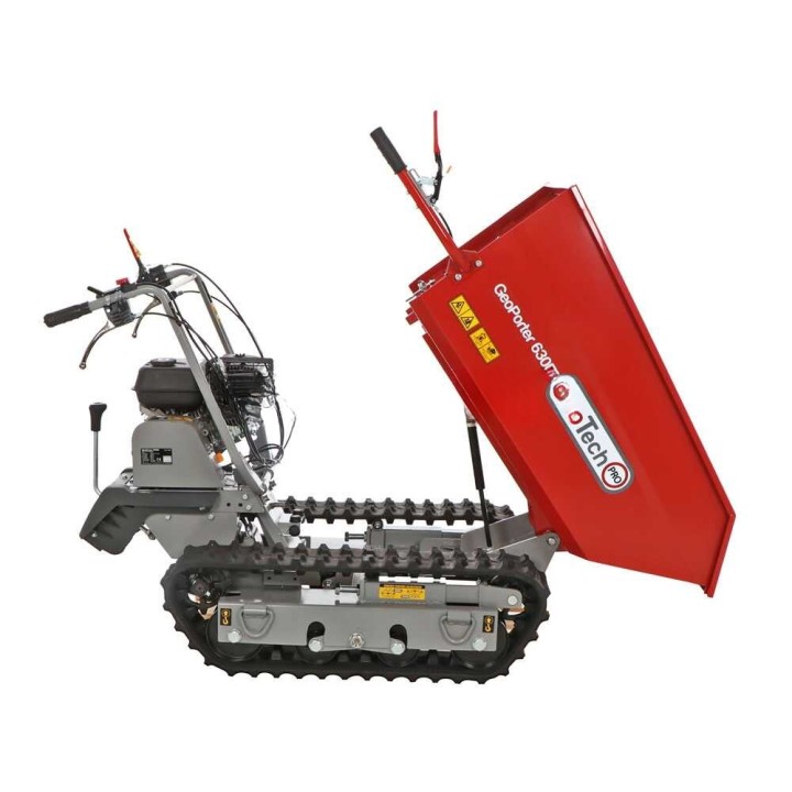 GeoPorter 630D telaketjullinen dumper-moottorikärry, 600 kg, 6,5 HP