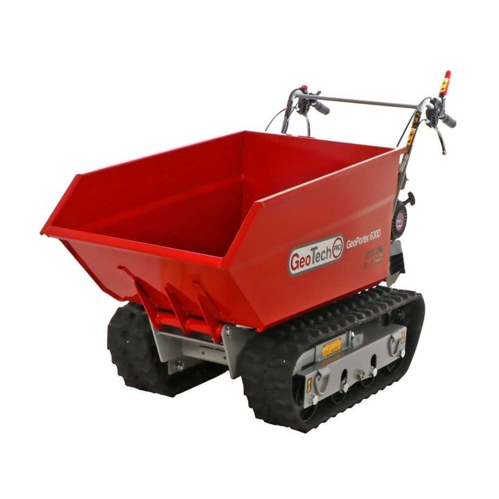 GeoPorter 630D telaketjullinen dumper-moottorikärry, 600 kg, 6,5 HP