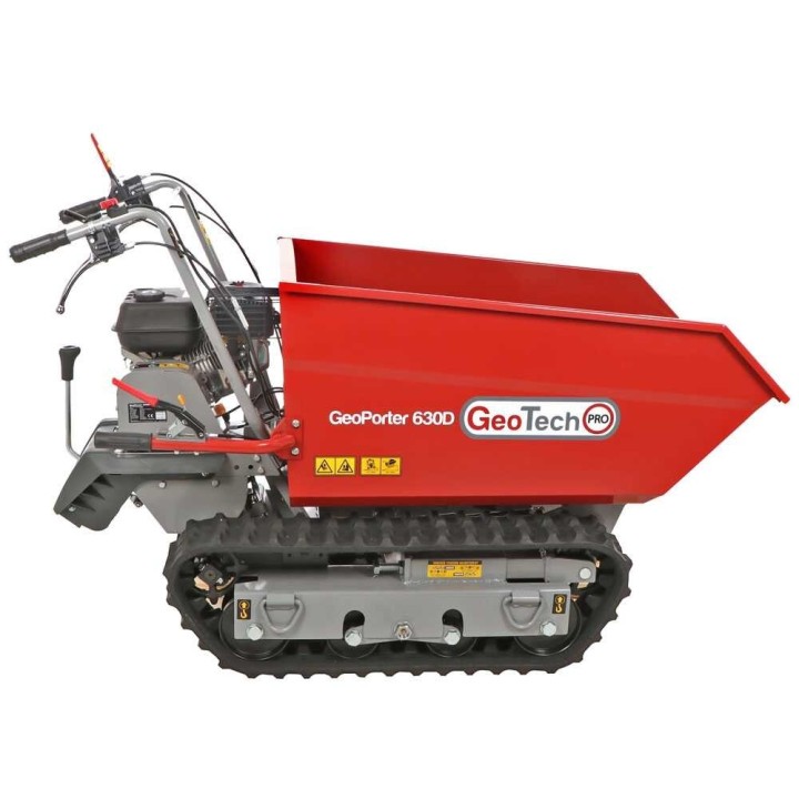 GeoPorter 630D telaketjullinen dumper-moottorikärry, 600 kg, 6,5 HP