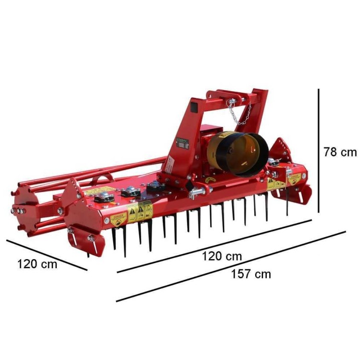 Premium Line RO 136 -pyöröäes, 136 cm, 16 terää, kevyt sarja