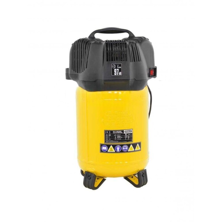 Stanley D200/10/24V kompressori, öljytön, 1,5 HP, 24 l, 230 V