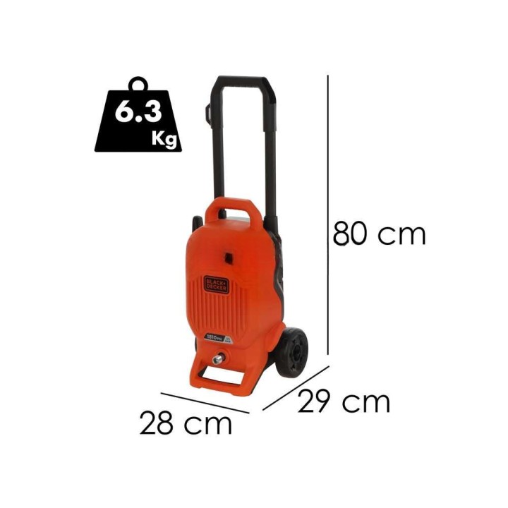 Black & Decker BEPW1700-QS kylmävesipainepesuri, 1,7 kW, 125 bar, 408 l/h