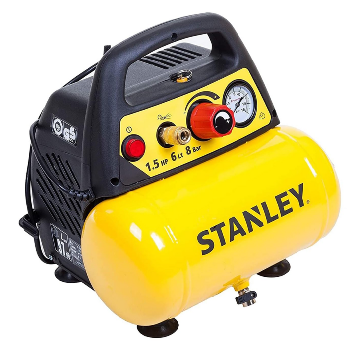 Stanley DN 200 8 6 öljytön kompressori 1 5 HP 6 l 8 bar