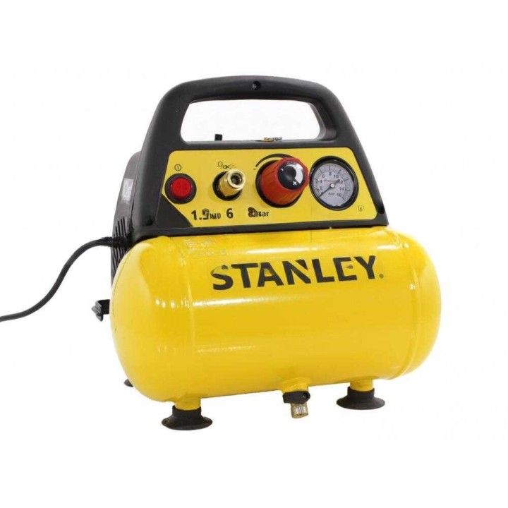 Stanley DN 200/8/6 öljytön kompressori, 1,5 HP, 6 l, 8 bar