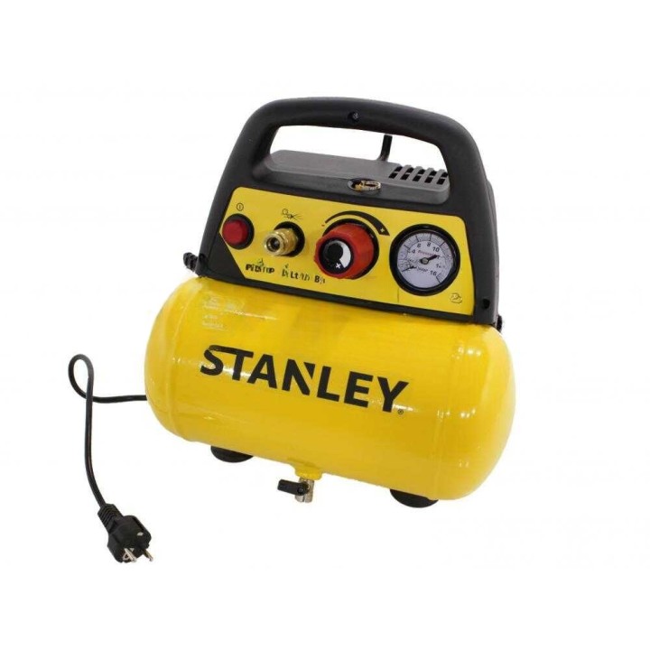 Stanley DN 200/8/6 öljytön kompressori, 1,5 HP, 6 l, 8 bar