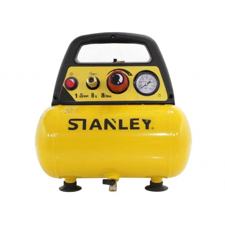 Stanley DN 200/8/6 öljytön kompressori, 1,5 HP, 6 l, 8 bar